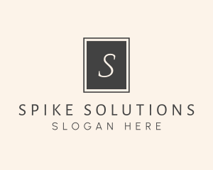 Elegant Square Lettermark logo design