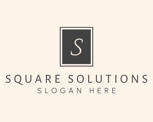 Square - Elegant Square Lettermark logo design