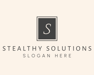 Elegant Square Lettermark logo design