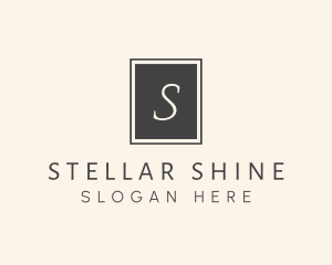 Elegant Square Lettermark logo design