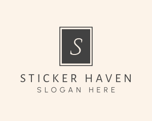 Elegant Square Lettermark logo design