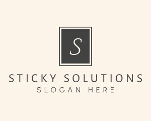 Elegant Square Lettermark logo design