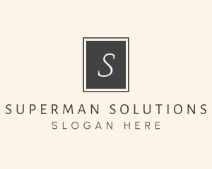 Elegant Square Lettermark logo design