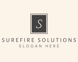 Elegant Square Lettermark logo design