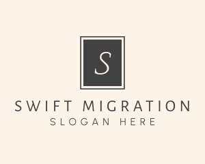 Elegant Square Lettermark logo design