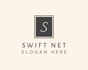 Elegant Square Lettermark logo design