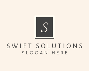 Elegant Square Lettermark logo design