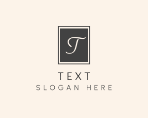 Elegant Square Lettermark logo design