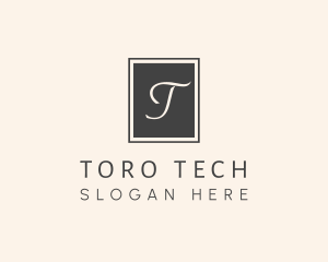 Elegant Square Lettermark logo design