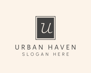 Elegant Square Lettermark logo design