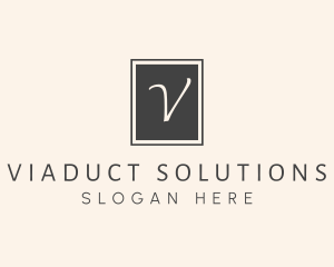 Elegant Square Lettermark logo design