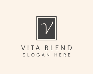 Elegant Square Lettermark logo design