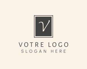 Elegant Square Lettermark logo design