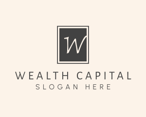 Elegant Square Lettermark logo design