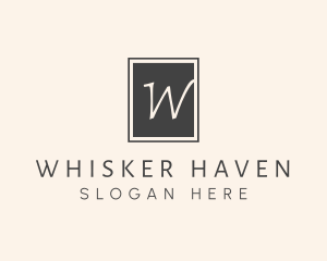 Elegant Square Lettermark logo design