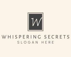 Elegant Square Lettermark logo design