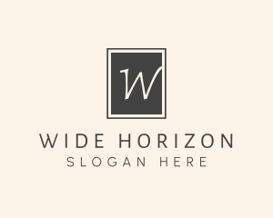 Elegant Square Lettermark logo design