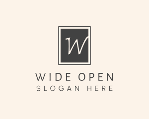 Elegant Square Lettermark logo design