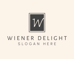 Elegant Square Lettermark logo design