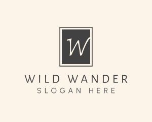 Elegant Square Lettermark logo design