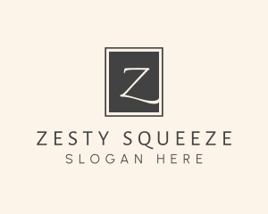 Elegant Square Lettermark logo design