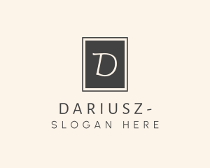 Elegant Square Lettermark logo design