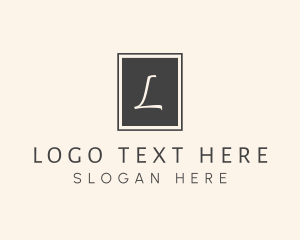 Homewares - Elegant Square Lettermark logo design
