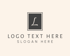 Elegant Square Lettermark