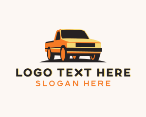 Transportation - Pickup Truck Transportation logo design