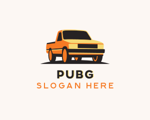 Pickup Truck Transportation Logo