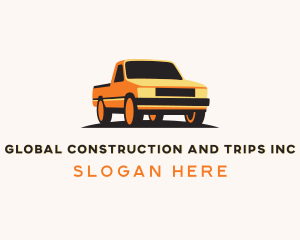 Cargo - Pickup Truck Transportation logo design