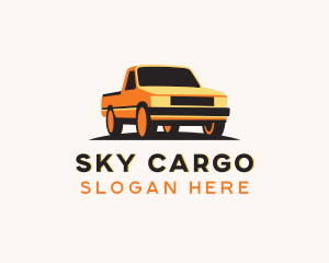 Pickup Truck Transportation logo design