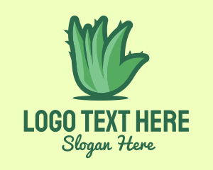 Herbal - Aloe Vera Plant logo design