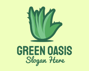 Succulent - Aloe Vera Plant logo design