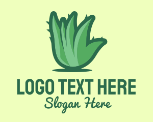 Leaf - Aloe Vera Plant logo design