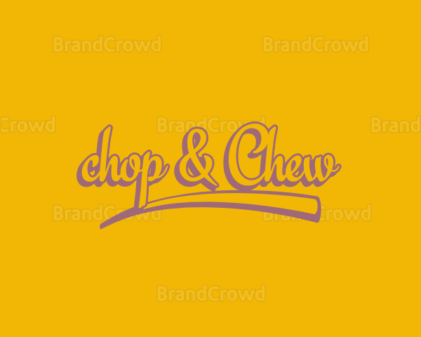 Fancy Cursive Company Logo