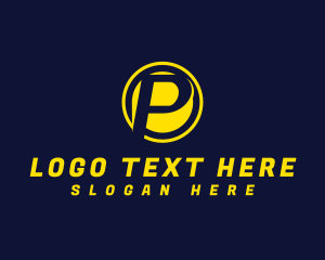 Initial - Round Professional Signage logo design