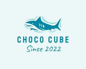 Fin - Ocean Shark Aquarium logo design