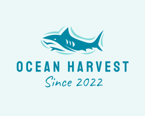 Ocean Shark Aquarium logo design