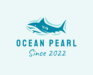 Ocean Shark Aquarium logo design