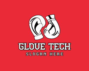 Boxing Fight Gloves logo design