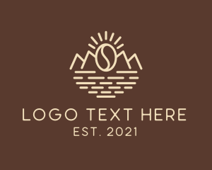 Decaf - Mountain Coffee Cafe logo design