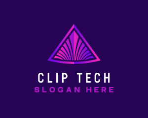 Premium Pyramid Tech  logo design