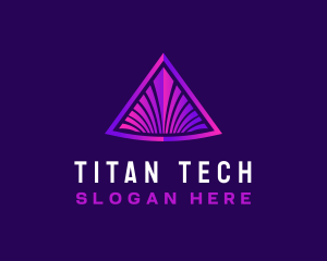 Premium Pyramid Tech  logo design