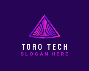 Premium Pyramid Tech  logo design