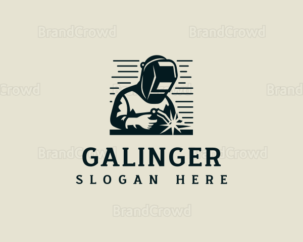 Welding Fabrication Blowtorch Logo