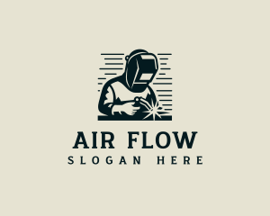 Welding Fabrication Blowtorch logo design