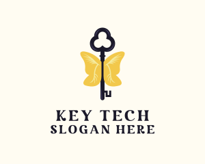 Wings Key Business logo design