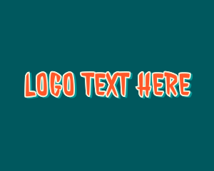 Editable - Mural Pop Art logo design
