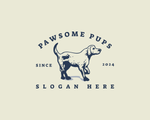Canine Hound Dog logo design